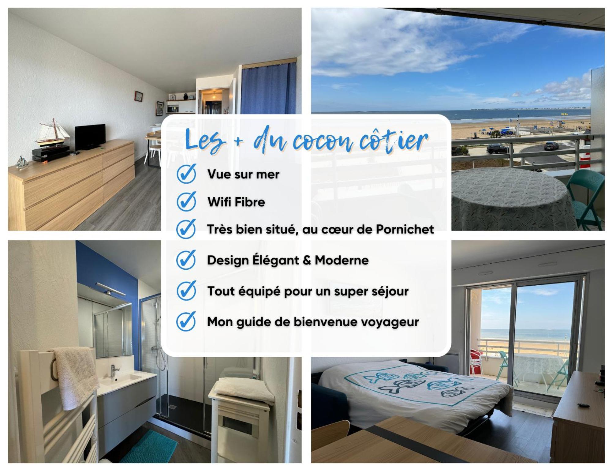 Cocon Cotier - Vue Sur - Parking - Proche De La Thalasso - Terrasse Pornichet